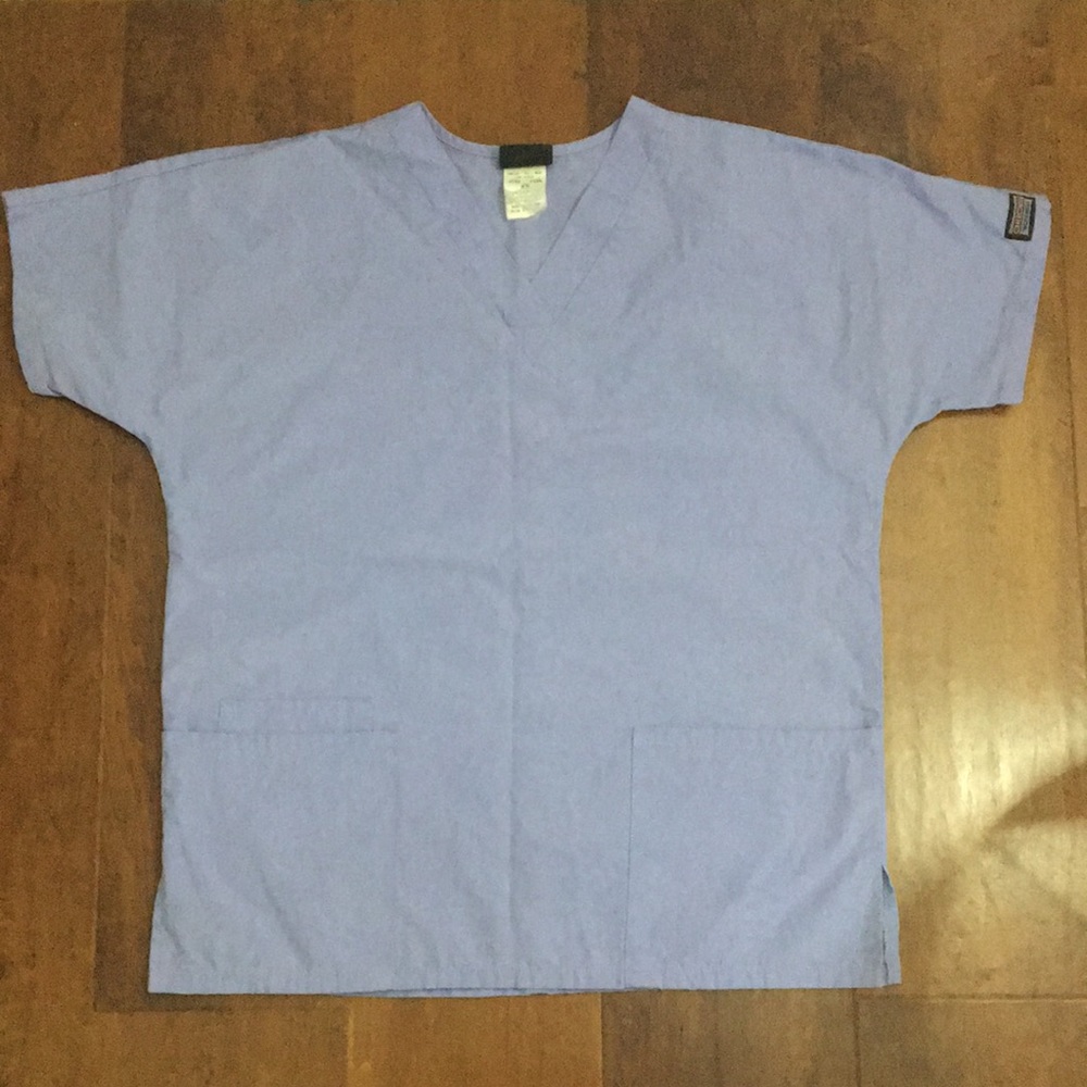 Cherokee Workwear Scrubs Women's Three Pockets, periwinkle, size XS